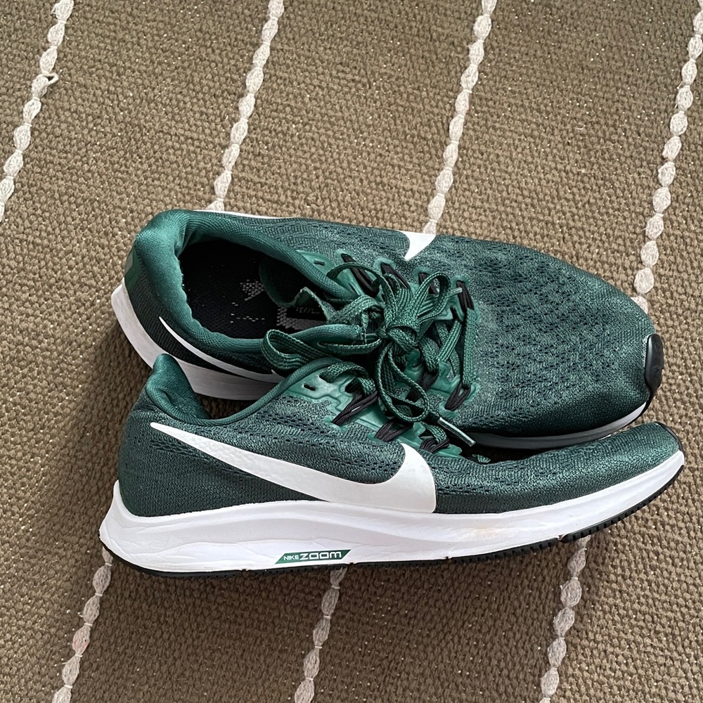 Nike Dark Green Zoom Pegasus 36 Running Shoes